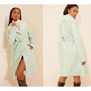 Unreal Fur Belle Eponque Coat Womens S Outerwear Luxury Mob Wife Old Money